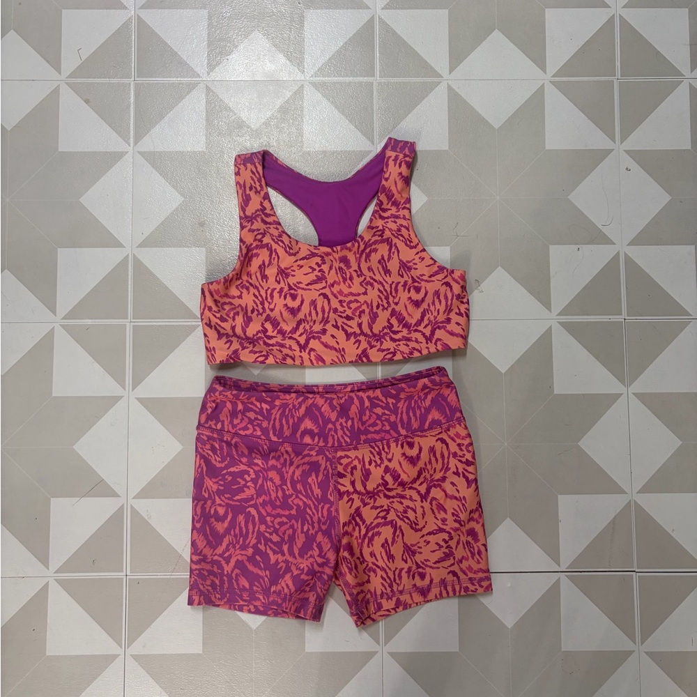 DSG Kids Matching Set in Pink and Purple